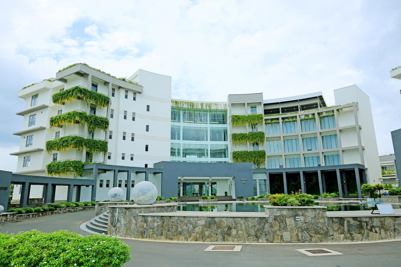 NSBM Green University Library Interior - Modern Digital Learning Hub